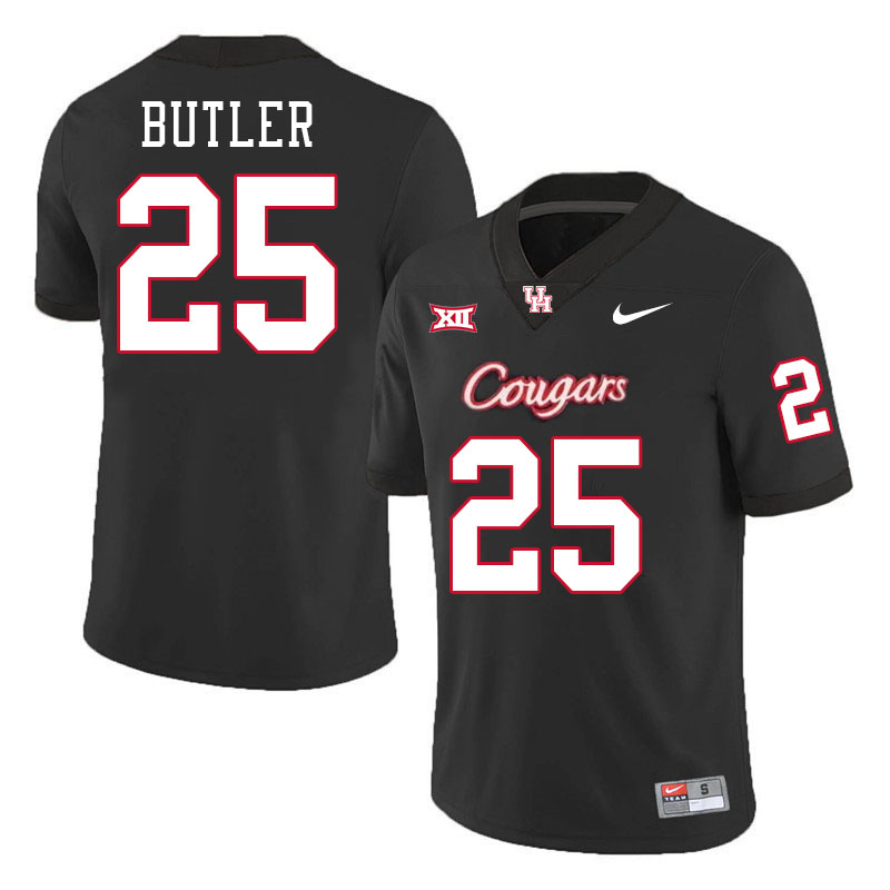 DJ Butler Houston Cougars Jersey,Houston Cougars #25 DJ Butler Jersey Youth College Uniforms-Black